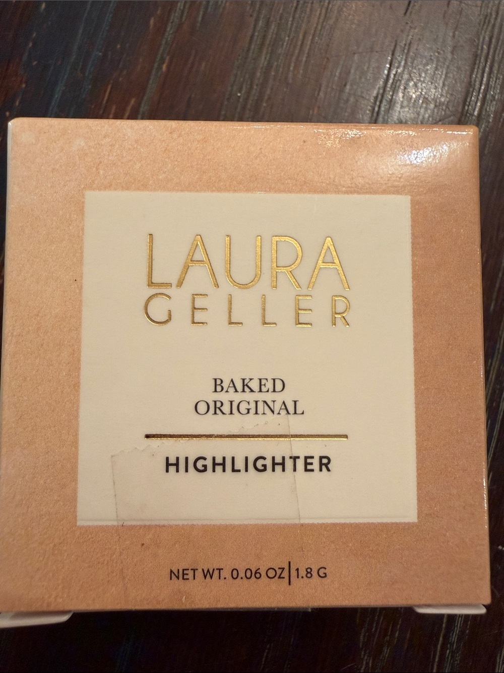 Laura Geller Highlighter - French Vanilla Baked Original 0.06 oz NEW
